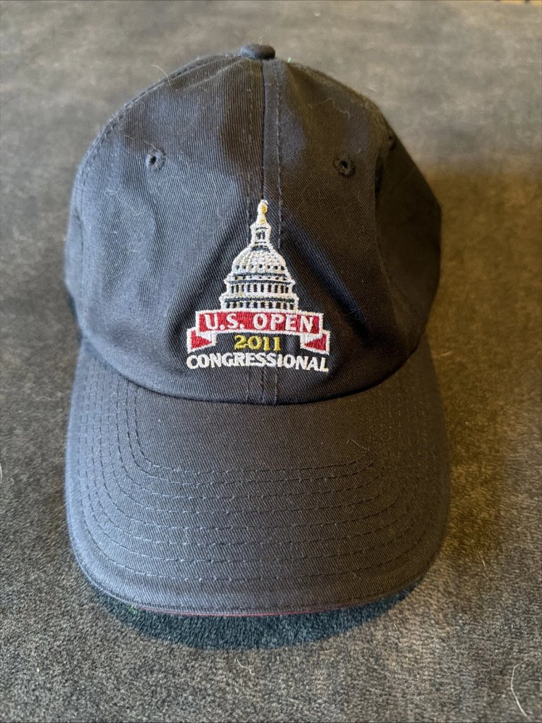 Us Open Congressional 2011 Usga Golf Baseball Cap Hat Adjustable